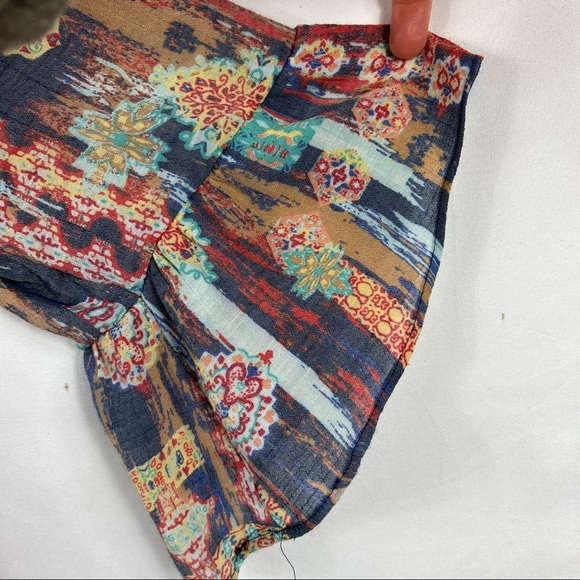 NEW DIRECTIONS Faded Boho Aztec Print Dress in Size Small - Picture 4 of 6